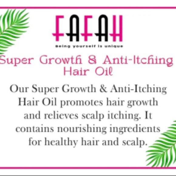 The Fafah Super Growth & Anti-Itching Hair Oil ( 2 oz) - Picture 5 of 10